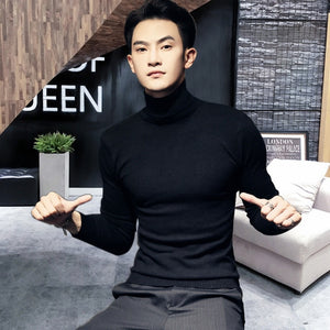 2019 Winter New Men's Turtleneck